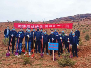 cq9电子官网入口公司加入2022年春季义务植树运动